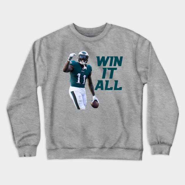 Win It All - 2022 Philadelphia Eagles Crewneck Sweatshirt by Fishy Beats